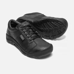 Keen Men's Austin Casual Shoes - Black- Regular (D) -Gazelle Sports 1002990 PPS PDP