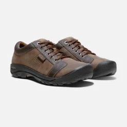 Keen Men's Austin Casual Shoes - Chocolate Brown- Regular (D) 11 Keen Men's Austin Casual Shoes - Chocolate Brown- Regular (D) -Gazelle Sports 1007722 PLA PDP