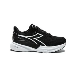 Diadora Men's Nucleo 2 Running Shoe - Black/White - Wide (2E)