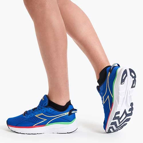 Diadora Men's Equipe Atomo Running Shoe - Royal Blue/Gold - Regular (D) 4 Diadora Men's Equipe Atomo Running Shoe - Royal Blue/Gold - Regular (D) - Image 2