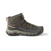 Keen Men's Targhee III Leather Mid Waterproof Hiking Boot - Black Olive/Golden Brown - Wide (2E) -Gazelle Sports 1018596