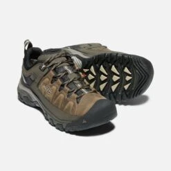 Keen Men's Targhee III Waterproof Hiking Shoe - Bungee Cord/Black - Wide (2E) -Gazelle Sports 1018597 PPS PDP
