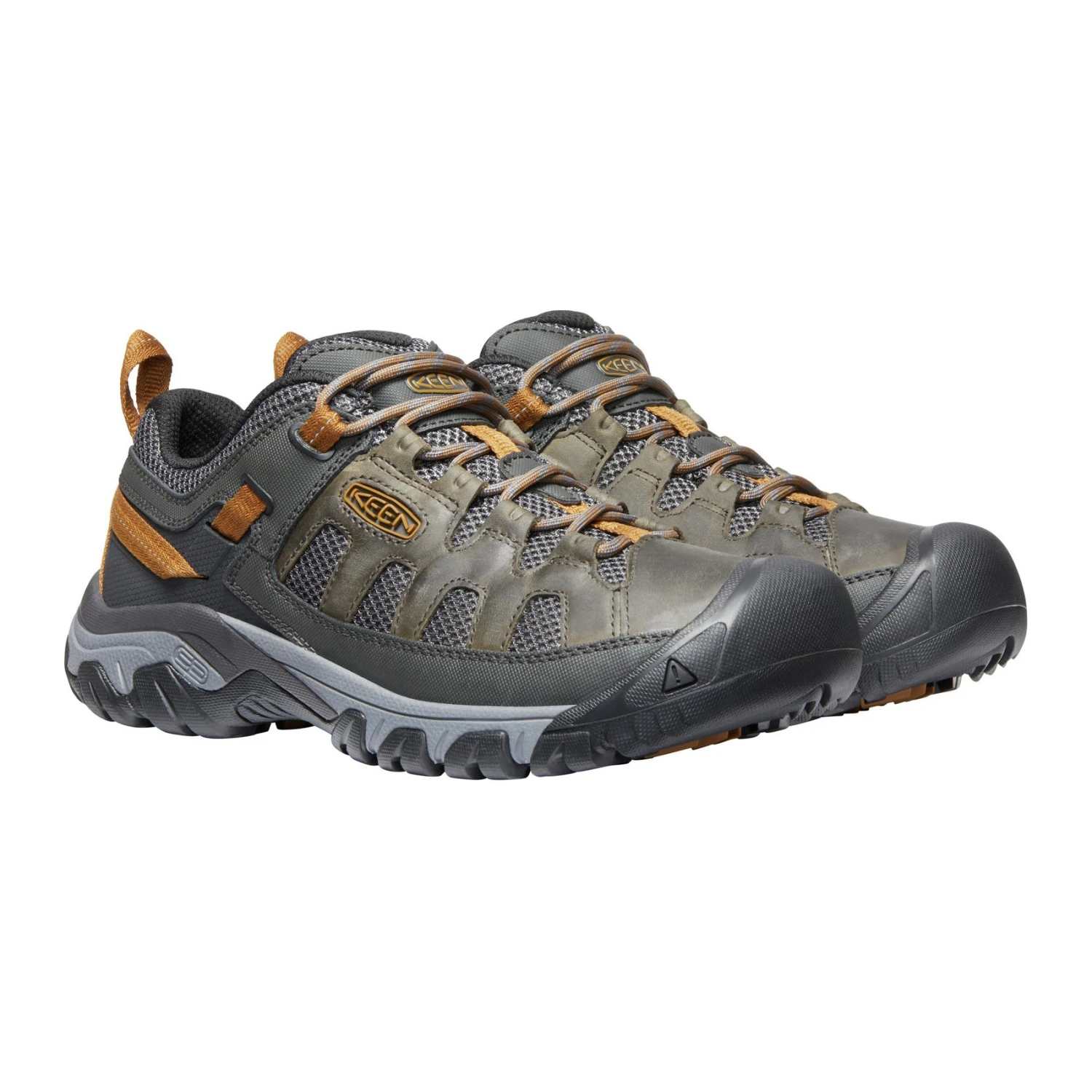 Keen Men's Targhee Vent Trail Shoe - Raven/Bronze Brown - Regular (D) 5 Keen Men's Targhee Vent Trail Shoe - Raven/Bronze Brown - Regular (D) - Image 3