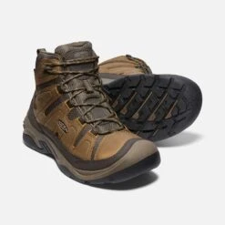 Keen Men's Circadia Mid WP Hiking Boot- Bison/Brindle- Wide (2E) 10 Keen Men's Circadia Mid WP Hiking Boot- Bison/Brindle- Wide (2E) -Gazelle Sports 1026841 PPS PDP