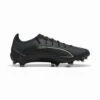 Men's Ultra 6 Ultimate FG Soccer Cleat - Puma Black/Fizzy Light/Green Terrain - Regular (D) -Gazelle Sports 108557 02 4