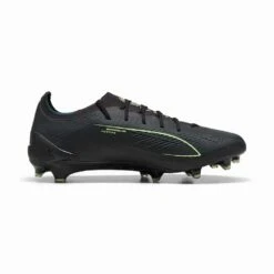 Men's Ultra 6 Ultimate FG Soccer Cleat - Puma Black/Fizzy Light/Green Terrain - Regular (D)
