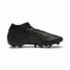 Men's Future 8 Pro FG/AG Soccer Cleat - Puma Black/Fizzy Light/Green Terrain - Regular (D) -Gazelle Sports 108588 02 4