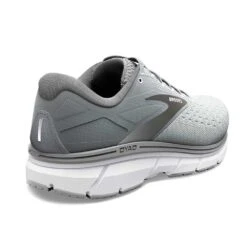 BROOKS Men's Dyad 11 Running Shoe- Grey/Black/White - Regular (D) -Gazelle Sports 110323 084 H Dyad 11 1 1