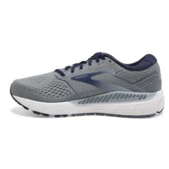 BROOKS Men's Beast 20 Running Shoe - Blue/Grey/Peacoat- Wide (2E) -Gazelle Sports 110327 491 m beast 20 mens high support running walking shoe