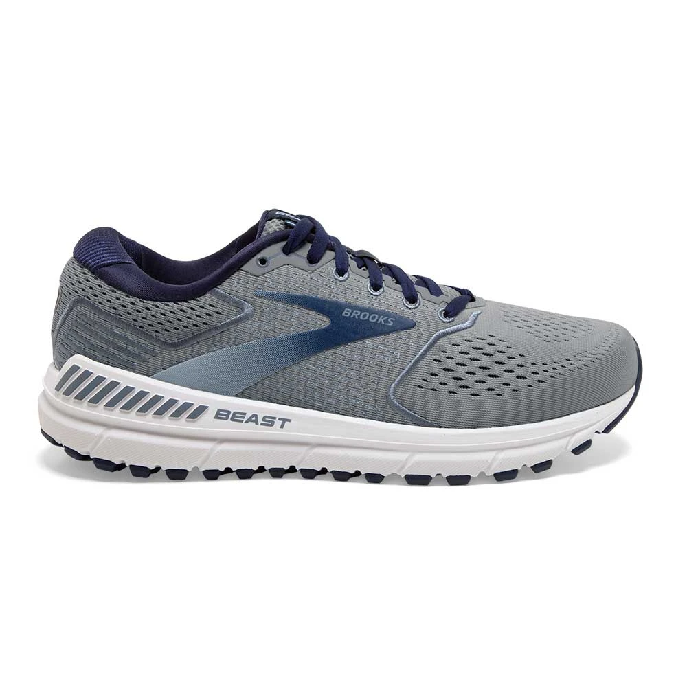 BROOKS Men's Beast 20 Running Shoe - Blue/Grey/Peacoat - Regular (D) 3 BROOKS Men's Beast 20 Running Shoe - Blue/Grey/Peacoat - Regular (D)