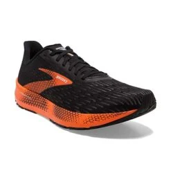 BROOKS Men's Hyperion Tempo Running Shoe- Black/Flame/Grey - Regular (D) -Gazelle Sports 110339 064 A Hyperion Tempo 1