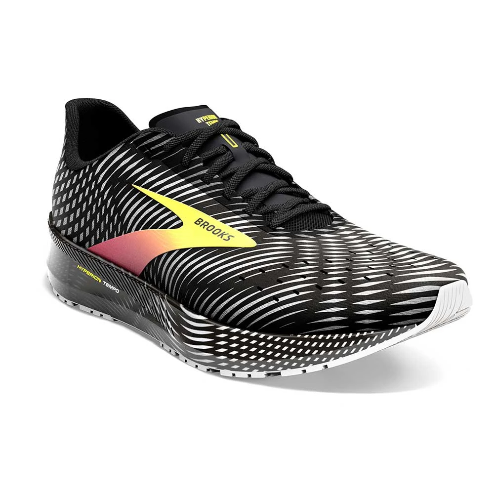 BROOKS Men's Hyperion Tempo Running Shoe - Black/Pink/Yellow - Regular (D) 5 BROOKS Men's Hyperion Tempo Running Shoe - Black/Pink/Yellow - Regular (D) - Image 3