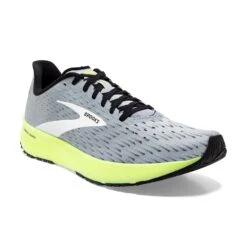 BROOKS Men's Hyperion Tempo Running Shoes - Grey/Black/Nightlife - Regular (D) 10 BROOKS Men's Hyperion Tempo Running Shoes - Grey/Black/Nightlife - Regular (D) -Gazelle Sports 110339 099 A Hyperion Tempo
