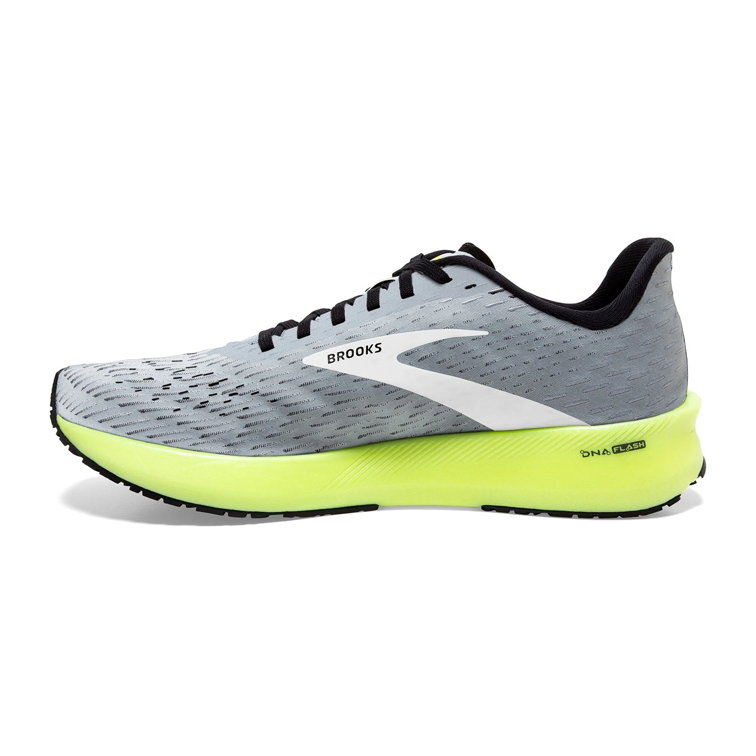 BROOKS Men's Hyperion Tempo Running Shoes - Grey/Black/Nightlife - Regular (D) 4 BROOKS Men's Hyperion Tempo Running Shoes - Grey/Black/Nightlife - Regular (D) - Image 2