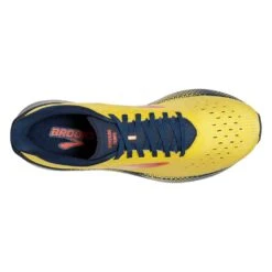 BROOKS Men's Hyperion Tempo Running Shoe- Maize/Titan/Cherry Tomato - Regular (D) 9 BROOKS Men's Hyperion Tempo Running Shoe- Maize/Titan/Cherry Tomato - Regular (D) -Gazelle Sports 110339 767 O Hyperion Tempo