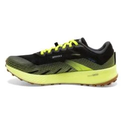 BROOKS Men's Catamount Trail Shoe- Black/Nightlife- Regular (D) -Gazelle Sports 110352 013 m catamount mens trail running shoe
