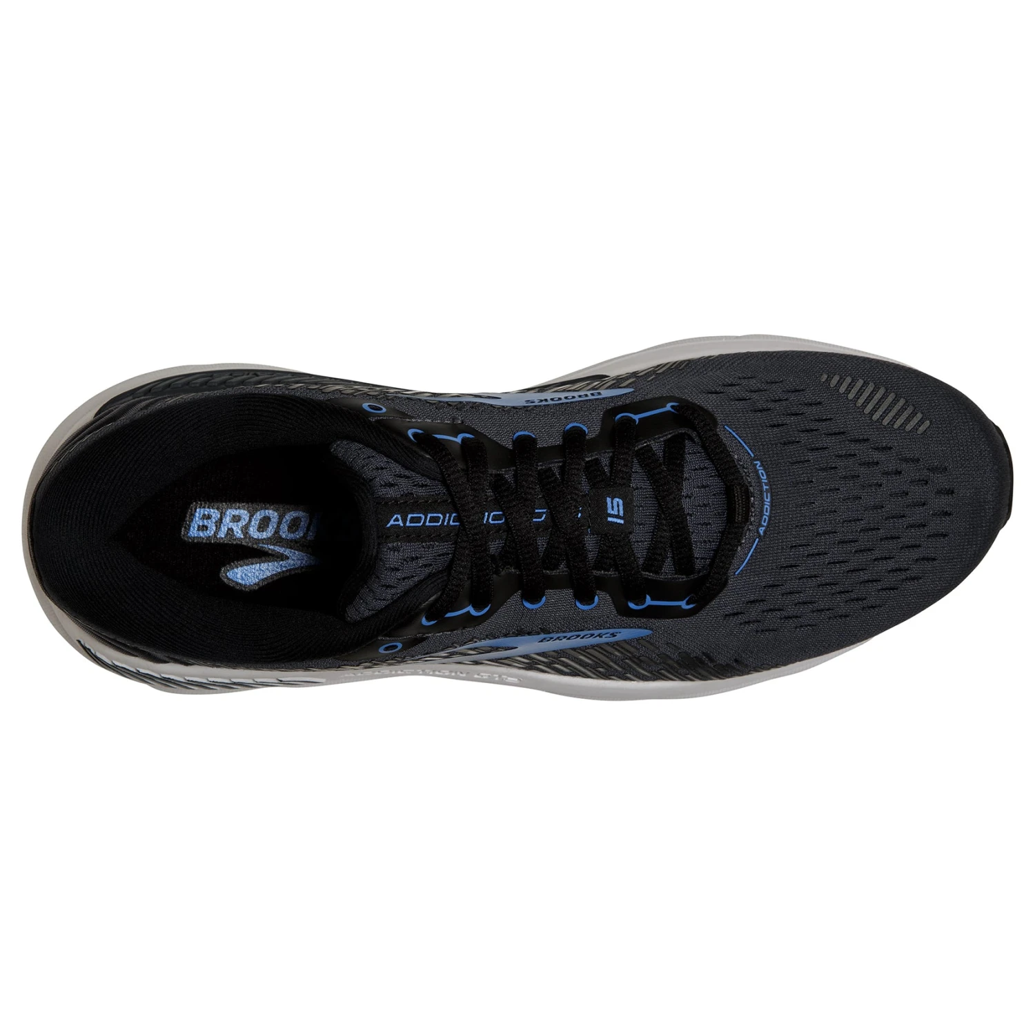 BROOKS Men's Addiction GTS 15 Running Shoe - India Ink/Black/Blue - Wide (2E) 7 BROOKS Men's Addiction GTS 15 Running Shoe - India Ink/Black/Blue - Wide (2E) - Image 5