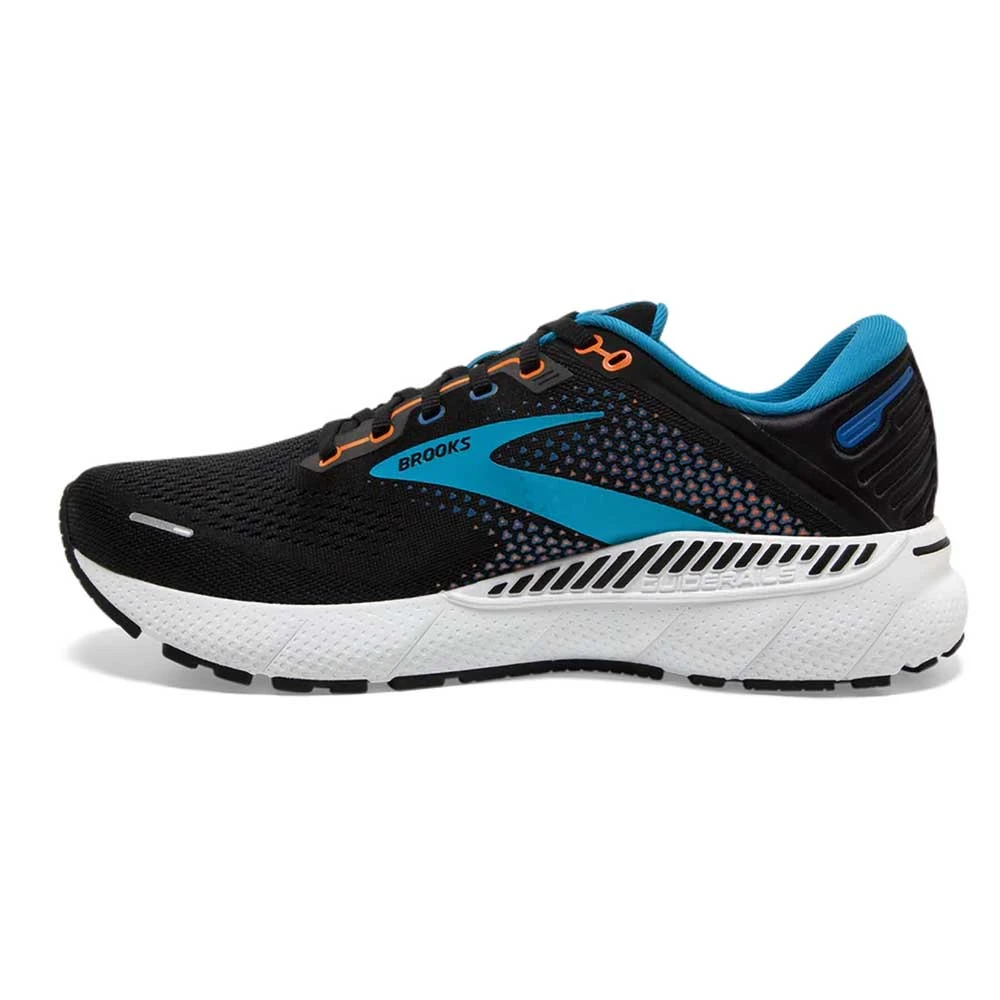 BROOKS Men's Adrenaline GTS 22 Running Shoe - Black/Blue/Orange- Regular (D) 6 BROOKS Men's Adrenaline GTS 22 Running Shoe - Black/Blue/Orange- Regular (D) - Image 4