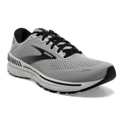 BROOKS Men's Adrenaline GTS 22 Running Shoe- Alloy/Grey/Black - Wide (2E) -Gazelle Sports 110366 012 A Adrenaline GTS 22 2