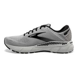 BROOKS Men's Adrenaline GTS 22 Running Shoe- Alloy/Grey/Black - Wide (2E) -Gazelle Sports 110366 012 M Adrenaline GTS 22 2
