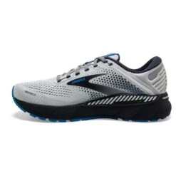 BROOKS Men's Adrenaline GTS 22 Running Shoe- Oyster/India Ink/Blue- Regular (D) -Gazelle Sports 110366 023 M Adrenaline GTS 22 1