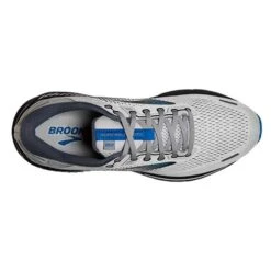 BROOKS Men's Adrenaline GTS 22 Running Shoe- Oyster/India Ink/Blue - Wide (2E) -Gazelle Sports 110366 023 O Adrenaline GTS 22