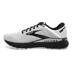 BROOKS Men's GTS 22 Running Shoe - White/Grey/Black - Wide (2E) -Gazelle Sports 110366 135 M Adrenaline GTS 22 7b2165aa c7e8 4d82 8a3f e7efaa7dca9f