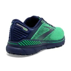 BROOKS Men's Adrenaline GTS 22 Running Shoe- Green/Navy- Regular (D) 11 BROOKS Men's Adrenaline GTS 22 Running Shoe- Green/Navy- Regular (D) -Gazelle Sports 110366 362 H Adrenaline GTS 22