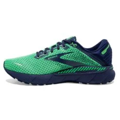 BROOKS Men's Adrenaline GTS 22 Running Shoe- Green/Navy- Regular (D) 9 BROOKS Men's Adrenaline GTS 22 Running Shoe- Green/Navy- Regular (D) -Gazelle Sports 110366 362 M Adrenaline GTS 22