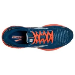 BROOKS Men's Adrenaline GTS 22 Running Shoe - Blue/Light Blue/Orange - Regular (D) -Gazelle Sports 110366 404 O Adrenaline GTS 22