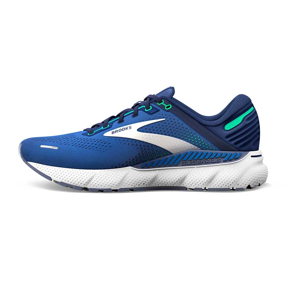 BROOKS Men's Adrenaline GTS 22 Running Shoe - Surf The Web/Blue/Irish Green - Regular (D) 4 BROOKS Men's Adrenaline GTS 22 Running Shoe - Surf The Web/Blue/Irish Green - Regular (D) - Image 2