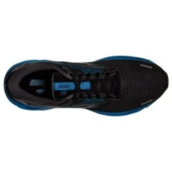 BROOKS Men's Ghost 14 Running Shoe - Black/Blackened Pearl/Blue — Regular (D) -Gazelle Sports 110369 056 O Ghost 14 31910983 5109 498c 9b5b 7c30c29ddf96