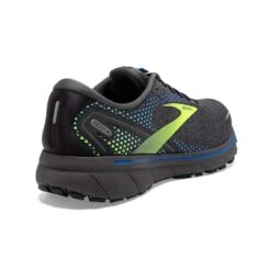 BROOKS Men's Ghost 14 Running Shoe- Black/Blue/Nightlife- Regular (D) -Gazelle Sports 110369 069 H Ghost 14