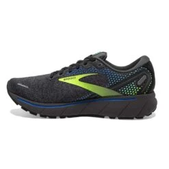 BROOKS Men's Ghost 14 Running Shoe- Black/Blue/Nightlife- Regular (D) -Gazelle Sports 110369 069 M Ghost 14