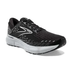BROOKS Men's Glycerin 20 Running Shoe - Black/White/Alloy - Wide (2E) -Gazelle Sports 110382 059 A Glycerin 20