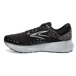 BROOKS Men's Glycerin 20 Running Shoe - Black/White/Alloy - Wide (2E) -Gazelle Sports 110382 059 M Glycerin 20