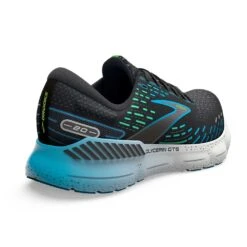 BROOKS Men's Glycerin GTS 20 Running Shoes - Black/Hawaiian Ocean/Green - Regular (D) -Gazelle Sports 110383 006 H Glycerin GTS 20