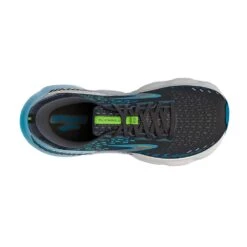BROOKS Men's Glycerin GTS 20 Running Shoes - Black/Hawaiian Ocean/Green - Regular (D) -Gazelle Sports 110383 006 O Glycerin GTS 20