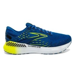 BROOKS Men's Glycerin GTS 20 Running Shoe- Blue/Nightlife/White- Regular (D)