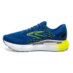 BROOKS Men's Glycerin GTS 20 Running Shoe- Blue/Nightlife/White- Regular (D) 10 BROOKS Men's Glycerin GTS 20 Running Shoe- Blue/Nightlife/White- Regular (D) -Gazelle Sports 110383 482 M Glycerin GTS 20