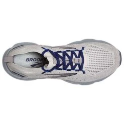 BROOKS Men's Glycerin StealthFit 20 Running Shoe - Oyster/Alloy/Blue Depths - Regular (D) -Gazelle Sports 110384 081 O Glycerin StealthFit 20