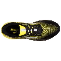 BROOKS Men's Hyperion Max Running Shoe- Black/Blazing Yellow/White- Regular (D) 9 BROOKS Men's Hyperion Max Running Shoe- Black/Blazing Yellow/White- Regular (D) -Gazelle Sports 110390 078 O Hyperion Max