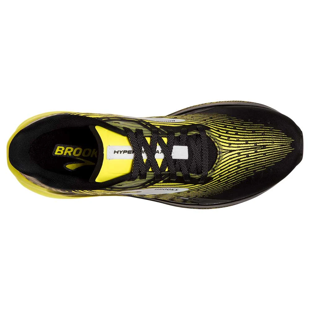 BROOKS Men's Hyperion Max Running Shoe- Black/Blazing Yellow/White- Regular (D) 5 BROOKS Men's Hyperion Max Running Shoe- Black/Blazing Yellow/White- Regular (D) - Image 4