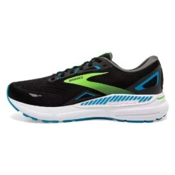 BROOKS Men's Adrenaline GTS 23 Running Shoe- Black/Hawaiian Ocean/Green- Wide (2E) -Gazelle Sports 110391 006 M Adrenaline GTS 23 27600e91 37b5 40b8 a638 096c08d02d58