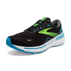 BROOKS Adrenaline GTS 23 (B) - Black/Hawaiian Ocean/Green -Gazelle Sports 110391 006 Z Adrenaline GTS 23 1