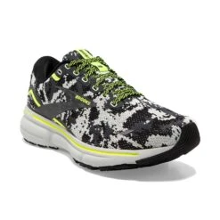 BROOKS Men's Ghost 15 Camo Running Shoe - Black/Ebony/Nightlife - Regular (D) -Gazelle Sports 110393 029 A Ghost 15