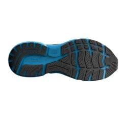 BROOKS Men's Ghost 15 Running Shoe- Black/Blackened Pearl/Blue- Regular (D) -Gazelle Sports 110393 056 S Ghost 15