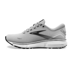 BROOKS Men's Ghost 15 Running Shoe- Alloy/Oyster/Black- Wide (2E) -Gazelle Sports 110393 098 M Ghost 15 f799e79f c5c5 40b5 a544 a789718417d1