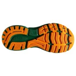 BROOKS Men's Ghost 15 Run Lucky Running Shoe- Green/White/Orange- Regular (D) -Gazelle Sports 110393 371 S Ghost 15