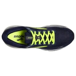 BROOKS Men's Ghost 15 Running Shoe - Peacoat/Nightlife/Grey -Gazelle Sports 110393 429 O Ghost 15
